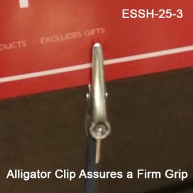 3"Alligator Clip Euro Style Sign Holders - Countertop Display Materials, ESSH-25-3