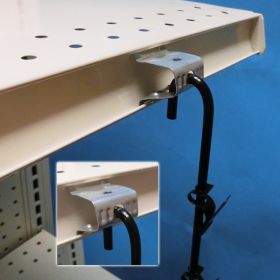 metal shelf edge adapter clip for metal clip strips, PCA-25
