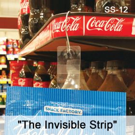 sticky strip adhesive display merchandising strip, SS-12