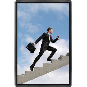 classic snap frame, 20" x 30", Round Corner, Black