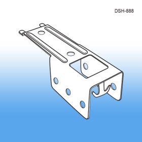 Double Clip Strip Hanger | Metal | Gondola Shelving, DSH-888