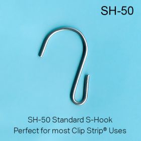 standard hook for merchandising strips, SH-50