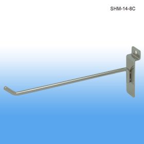 chrome 8 inch slatwall display hooks, SHM-14-8C