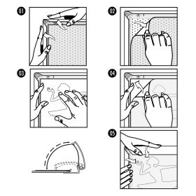 22 x 28 poster size assembly instructions, CSF1-2228