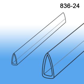 Clear Banner Hanger Stabilizer | Bottom Support | 24" | 836-24