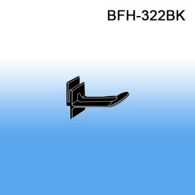2" Black Butterfly Display Plastic Hooks, BFH-322BK, POWER PANELS