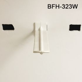 3" Butterfly Power Panel Display Plastic Hooks, Available in White and Black, BFH-323