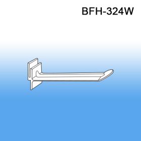 4" White Butterfly Power Panel Display Plastic Hooks, BFH-324W