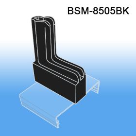 Black, Gondola Topper Clip-On Sign Holder, BSM-8505BK
