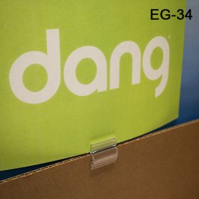 Flag or Flush Sign Holder on Corrugated - Variable Thickness, EG-34
