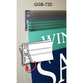 3" Galactic Grip-Tite™ Banner/Sign Holder with Adhesive, Wall Mount, Hang Signs Horizontal or Vertical GGB-720