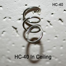 Spiral Hanging Coil Screws into Ceiling Tile | Hang and Display Sign Accessories, HC-40