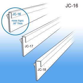 J - Channels | Wall Mount Sign Holder Channel Systems - Signage, JC-16