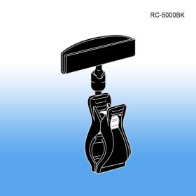 black plastic roto-clip sign holder, rc-5000bk