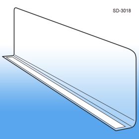 Econo-Line Adhesive Mount Shelf Divider, SD-3018