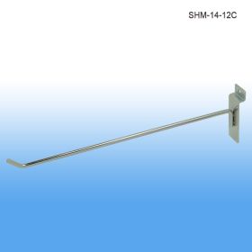 chrome 12 inch display hook for slatwall, SHM-14-12C