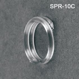 Clear spiral ring sign and swatch holder, SPR-10C