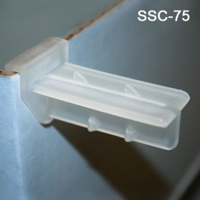 point of purchase corrugated display shelf support clip, SSC-75
