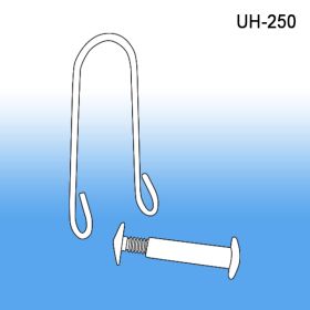 U Hook | Retail Display Sign and Banner Holder Accessories, .5" x 2", UH-250