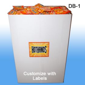Small Corrugated Dump Bin Display with Custom Labels, Item# DB-1