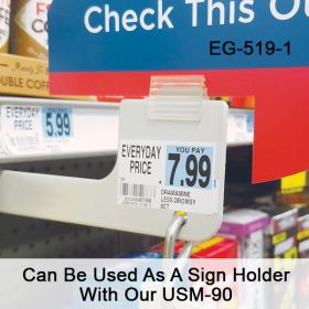 EG-519-3 Can Be Used As A Sign Holder Wth Our USM-90 and a Variety of Uses