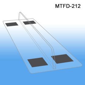 1" x 12" magnetic Thermo Formed Shelf Divider, MTFD-212