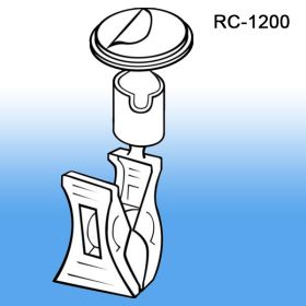 Roto Clip Sign Holder, with Adhesive, RC-1200