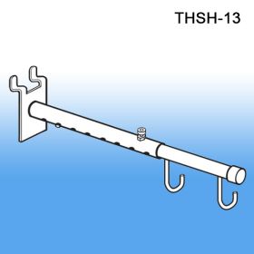 peg board wall adjustable extension sign holder with hooks, THSH-13