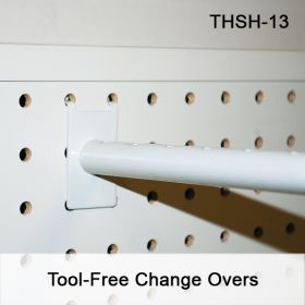 adjustable pegboard extension  sign holder, THSH-13