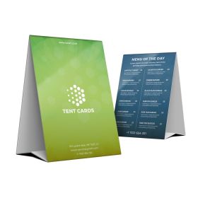 Tent Cards, Custom Printed, TC-P-001
