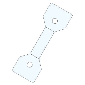 Easy to apply, Clear Plastic Banner Hanger for outdoor use. Super strong adhesive and no tools are required. Excellent value. 5401
