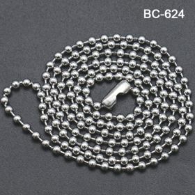 Beaded Metal Chains | Ball Chain | Clip Strip - Retail Displays, BC-624