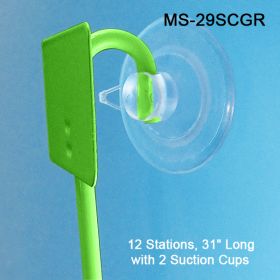 Green Metal Clip Strip® Merchandising Strip, MS-29SC