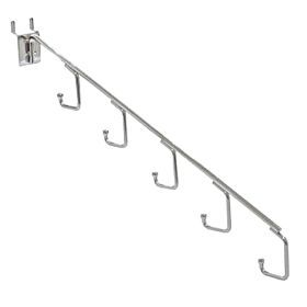 Easy to move, 5-Hook Pegboard waterfall bracket, PWJH-45-5