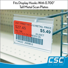 data tag label holder for small scan plates, DTL-96