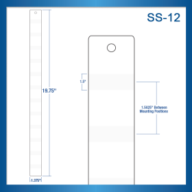 Adhesive Sticky Strip - Chip & Snack Display - Point of Sale Display, SS-12