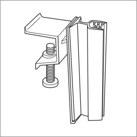 gripper screw mount price channel sign holder, CMGT-602