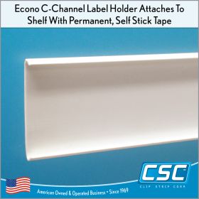 C - Channels | Data and Label Price Channel Systems - UPC for Shelving, ECC-481, in stock and ready to ship