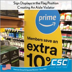 Use two Grip-Tite™ Sign Holders, to hold large signs in a Flag Position, EG-15