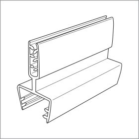 Square Edge Gripper Sign Holder, EG-58