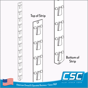 Posi-Lok 22 3/4" - Hook Strip Retail Display | Clip Strip, PL-20