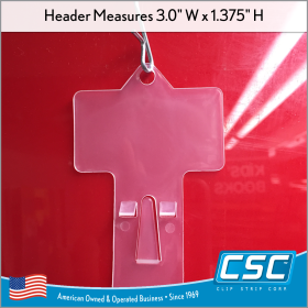 12 Station Clip Strip® Brand Merchandiser with Header