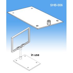 SHB-006, Single Stem Shovel Base | Sign Frame & Display Signs
