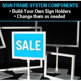 Plastic Styrene Sign frame, 11" x 14" or 14" X 11", SHO-114