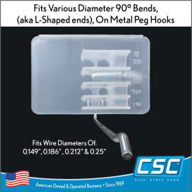 scan plate plastic Fits Wire Diameter of .149" and .186" and .213" and .224"