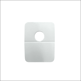 Round Hole PAPER Hang Tab, 1" W x 1.3125" H, Attaches to Packaging for Merchandising on Hooks and Clip Strips, Made in USA, ETR-1-3125