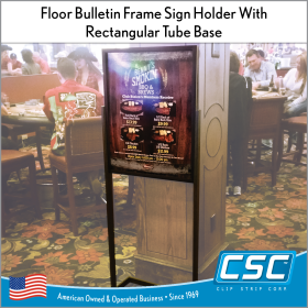 floor standing sign holders, FBSH-2228, 22" x 28"