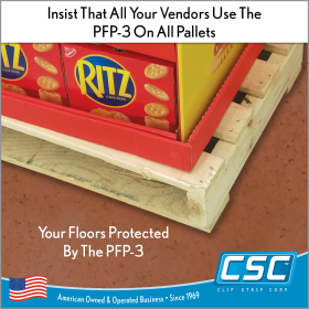 retail floor protection, corrugated retail display, pallet protector, PFP-3