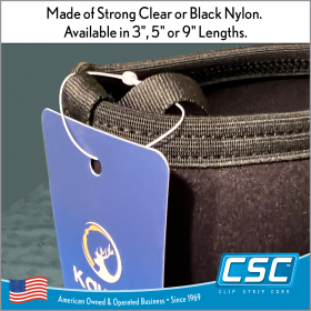 3", 5"or 9" Super Loop Pin Security Tagging Fastener, SLSC-Series