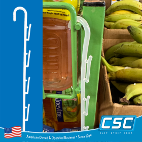 Ultra-Thin Slim, Very Economical Clip Strip , inexpensive, CCPS-12, Merchandiser